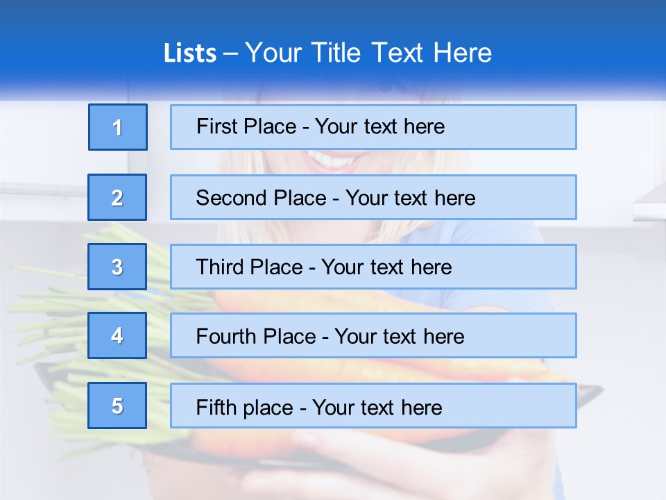 Smiling Nutrition Home PowerPoint Template