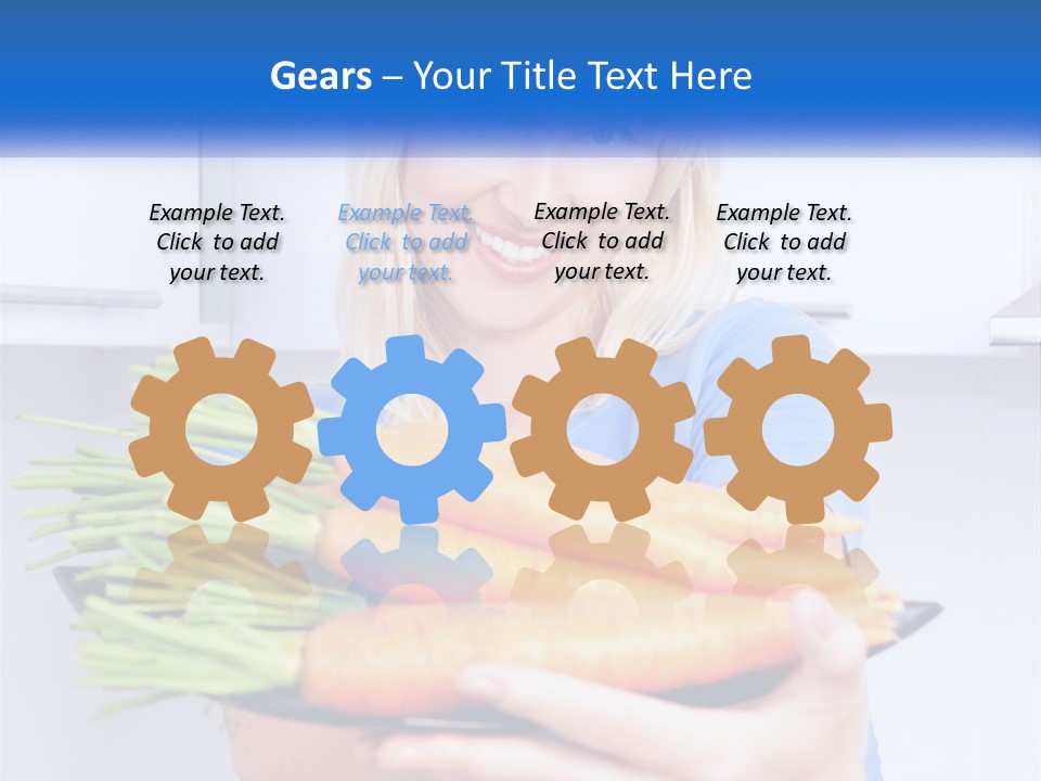 Smiling Nutrition Home PowerPoint Template