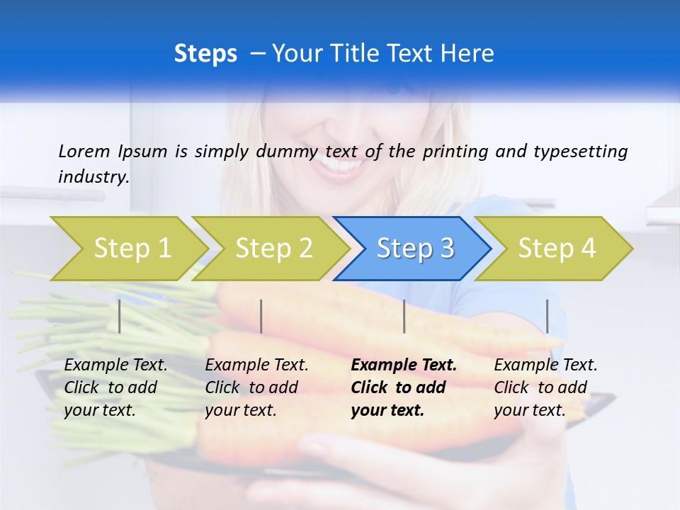 Smiling Nutrition Home PowerPoint Template