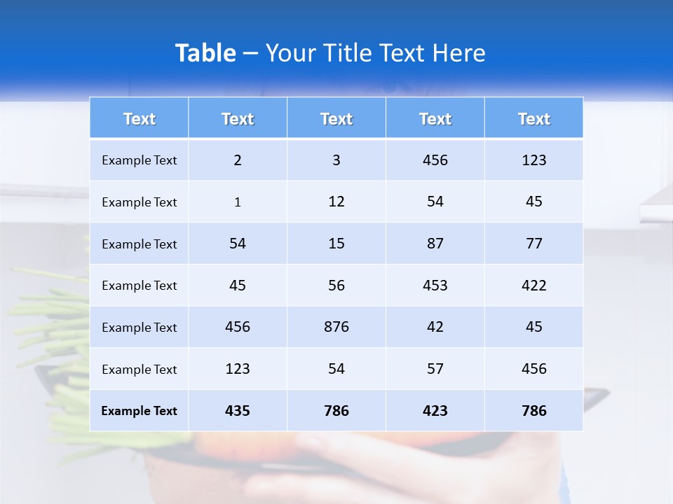 Smiling Nutrition Home PowerPoint Template