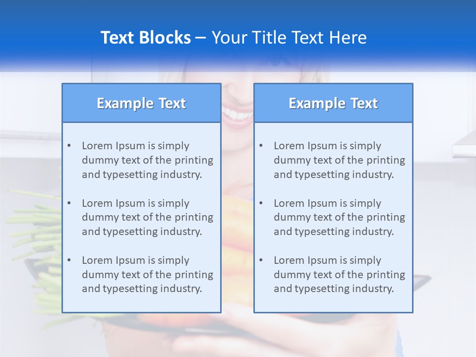 Smiling Nutrition Home PowerPoint Template
