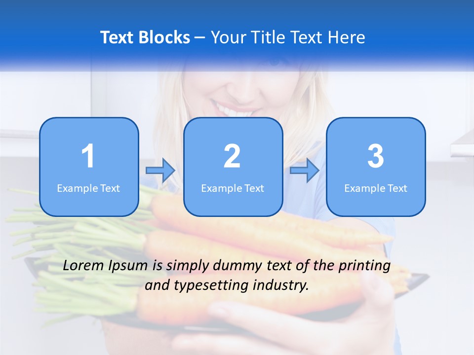 Smiling Nutrition Home PowerPoint Template