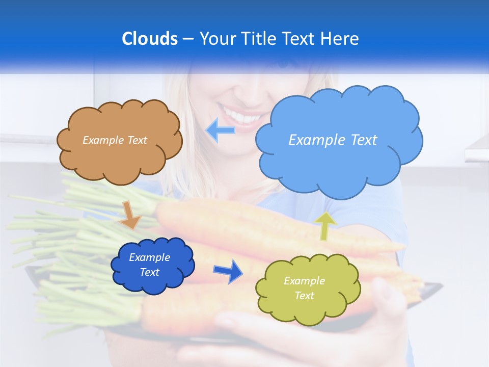 Smiling Nutrition Home PowerPoint Template