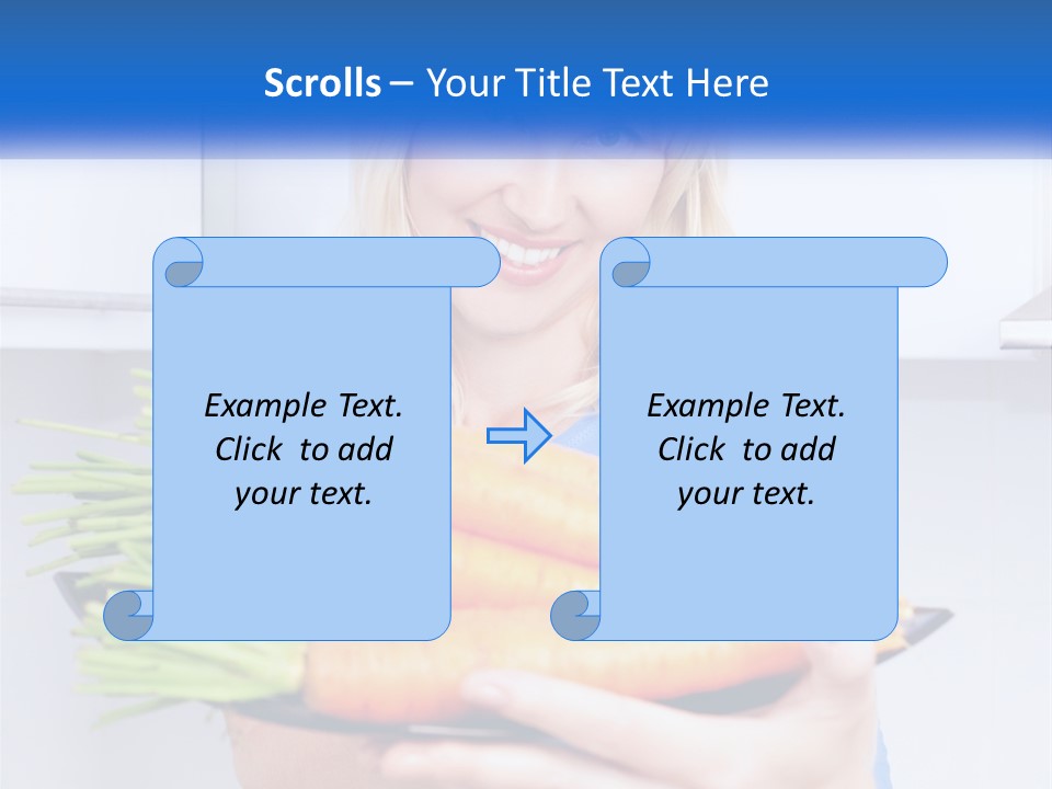 Smiling Nutrition Home PowerPoint Template