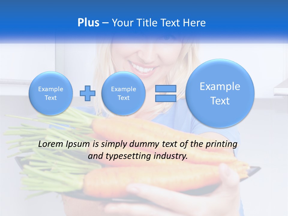 Smiling Nutrition Home PowerPoint Template