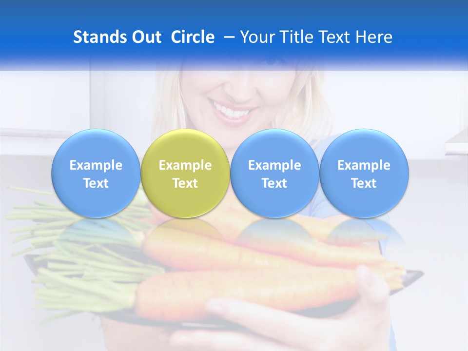 Smiling Nutrition Home PowerPoint Template