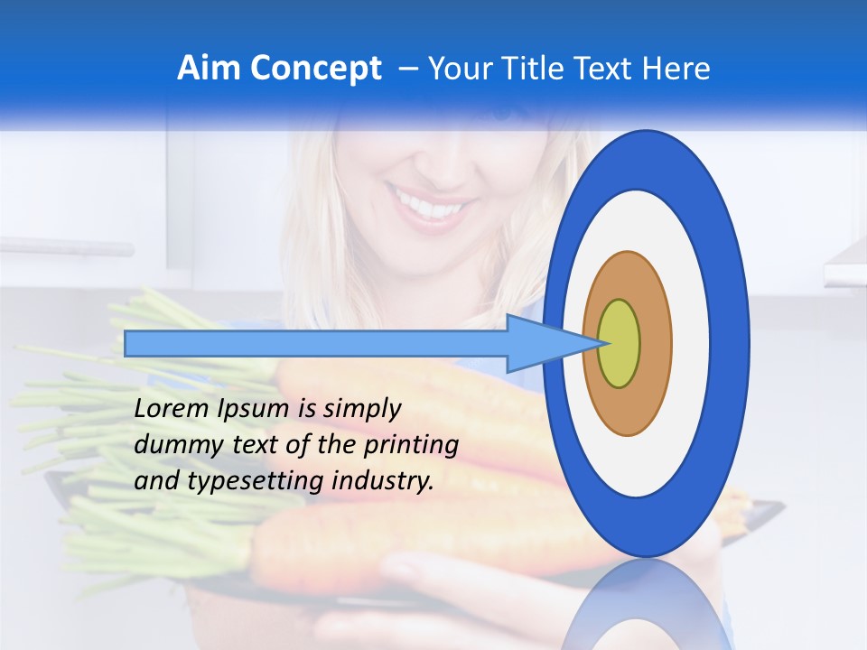 Smiling Nutrition Home PowerPoint Template