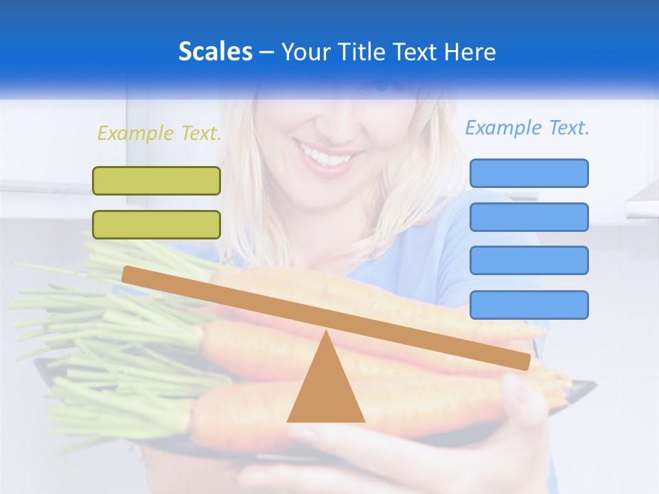 Smiling Nutrition Home PowerPoint Template
