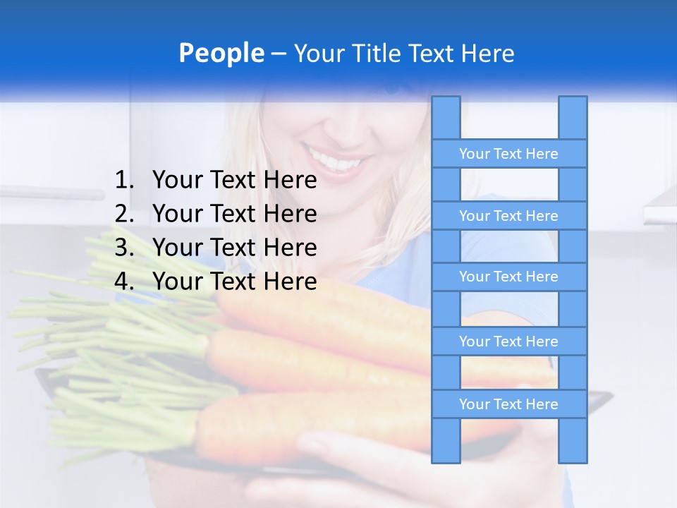 Smiling Nutrition Home PowerPoint Template