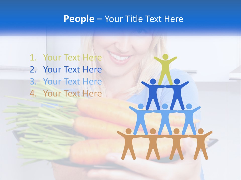 Smiling Nutrition Home PowerPoint Template