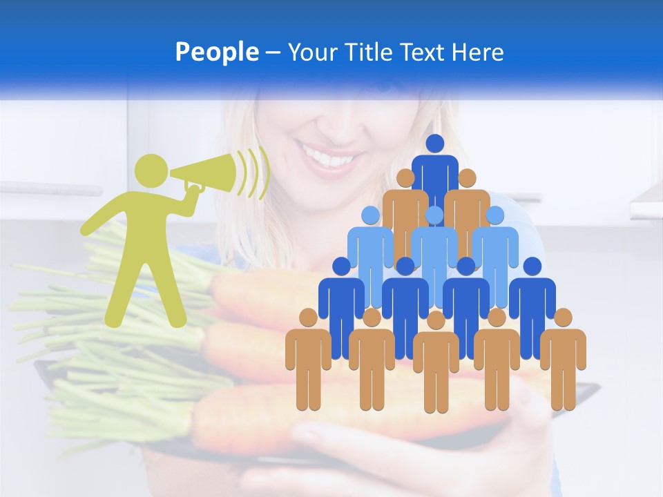 Smiling Nutrition Home PowerPoint Template