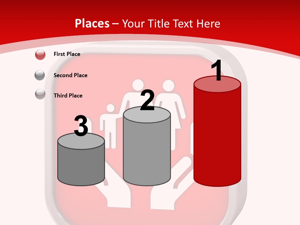 Red Symbol Healthcare PowerPoint Template