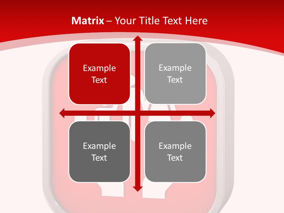 Red Symbol Healthcare PowerPoint Template