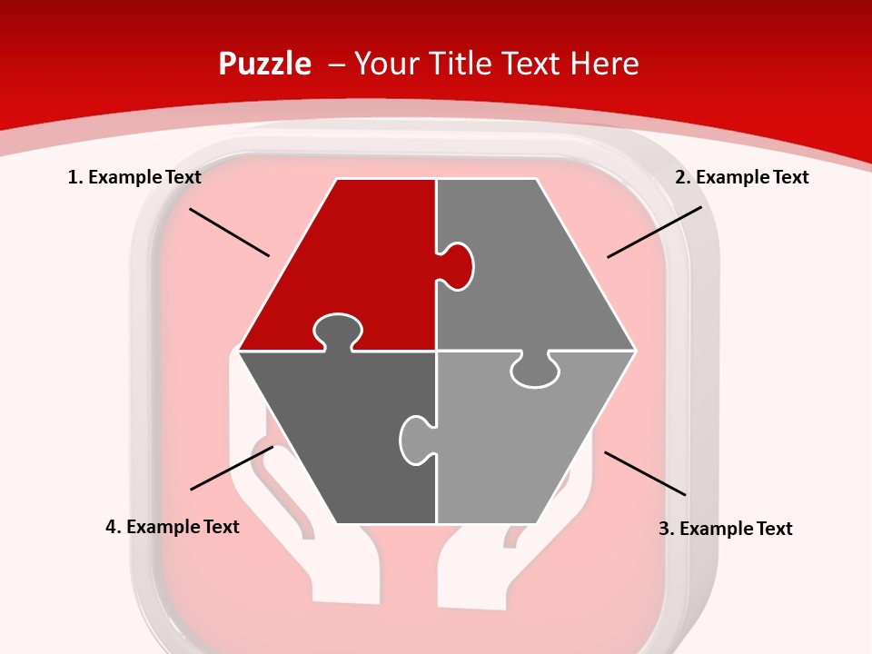 Red Symbol Healthcare PowerPoint Template