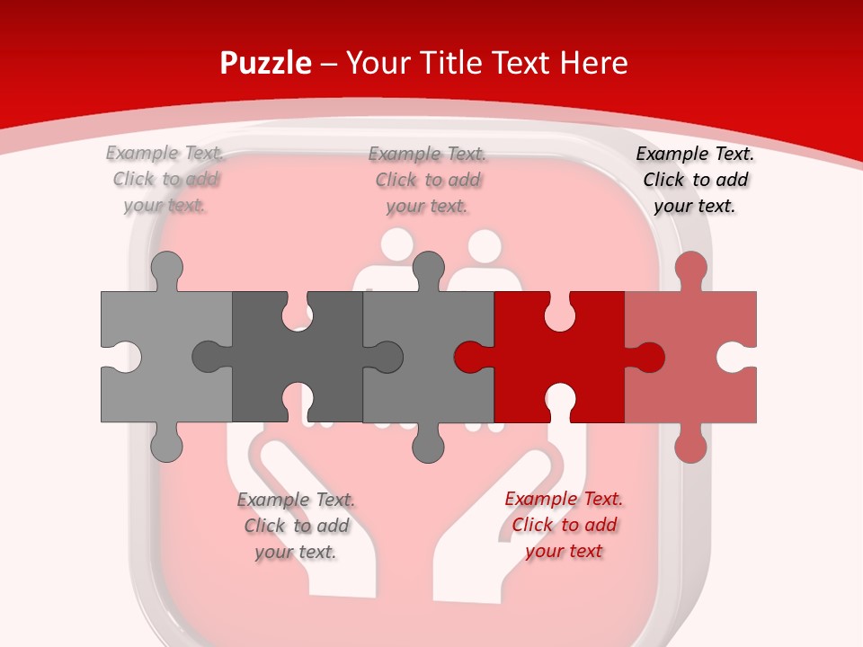 Red Symbol Healthcare PowerPoint Template
