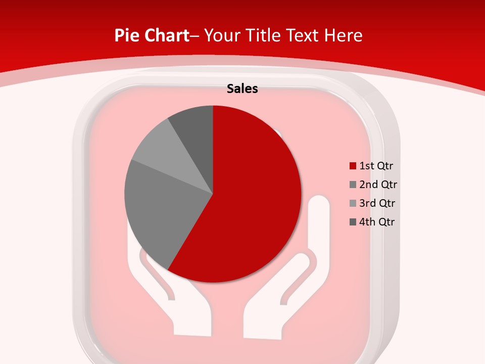 Red Symbol Healthcare PowerPoint Template