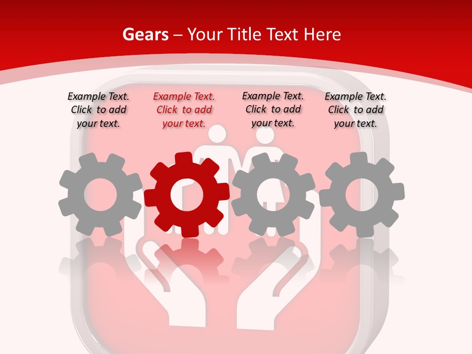 Red Symbol Healthcare PowerPoint Template