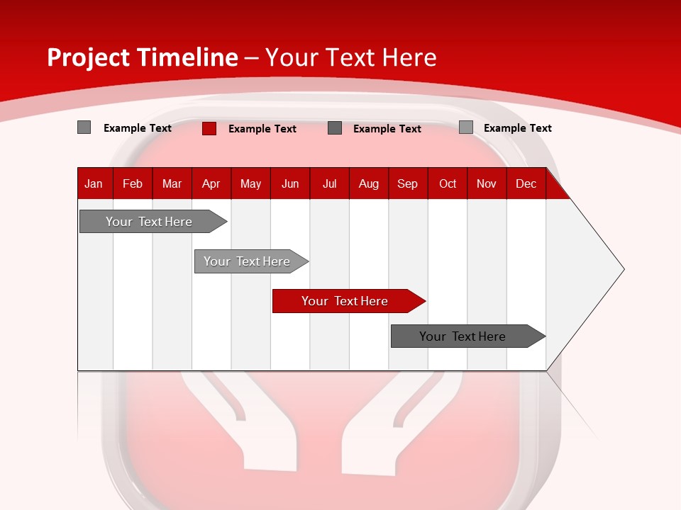 Red Symbol Healthcare PowerPoint Template