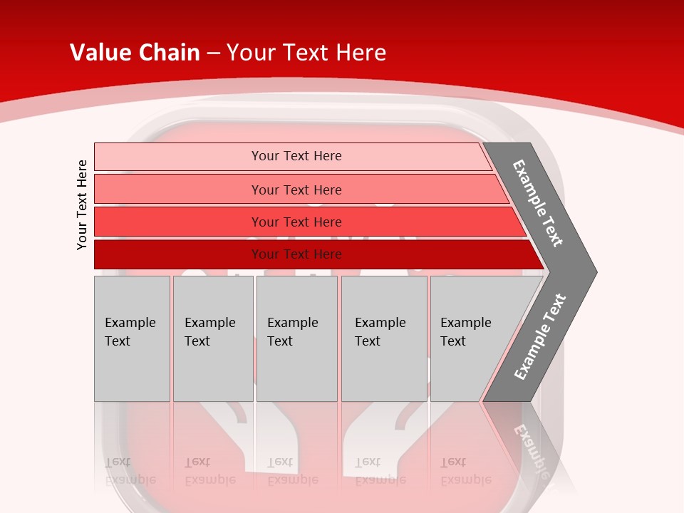 Red Symbol Healthcare PowerPoint Template