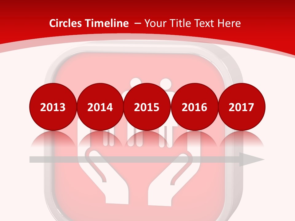 Red Symbol Healthcare PowerPoint Template