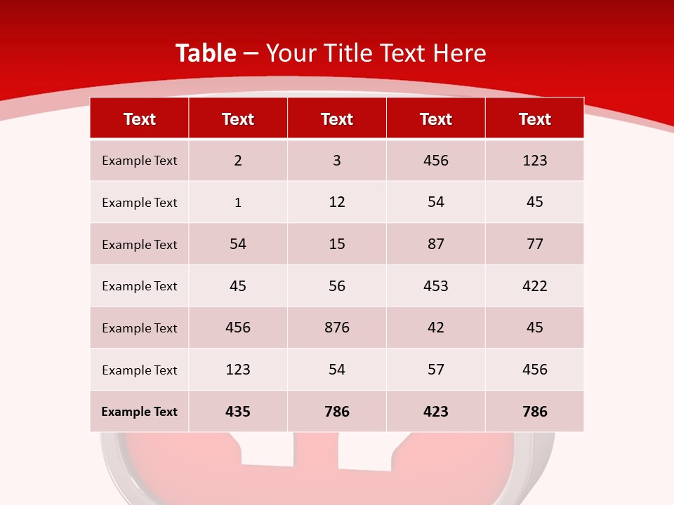 Red Symbol Healthcare PowerPoint Template