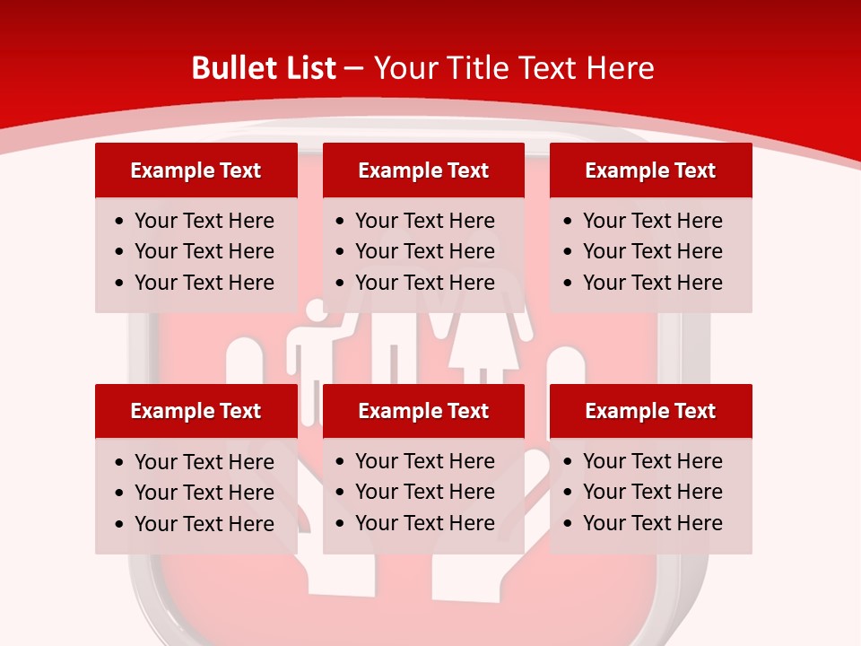 Red Symbol Healthcare PowerPoint Template