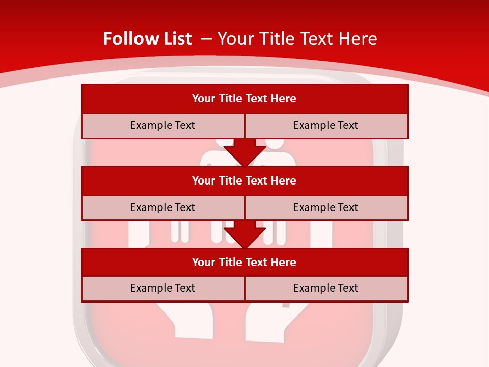 Red Symbol Healthcare PowerPoint Template
