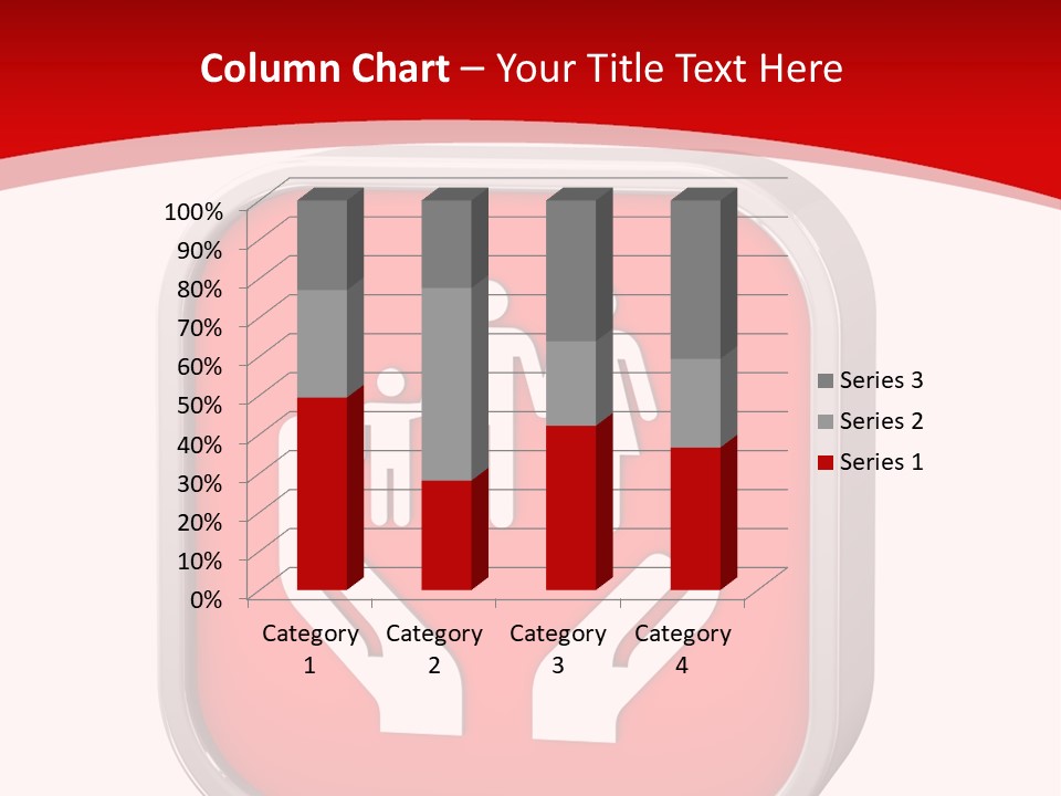 Red Symbol Healthcare PowerPoint Template