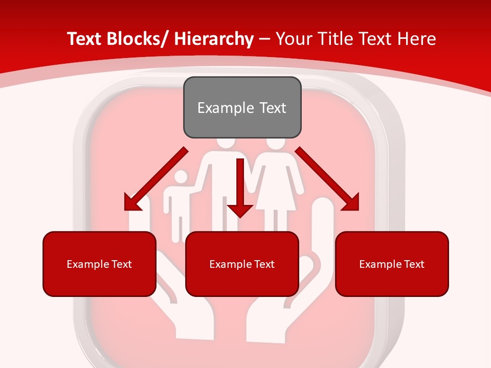 Red Symbol Healthcare PowerPoint Template