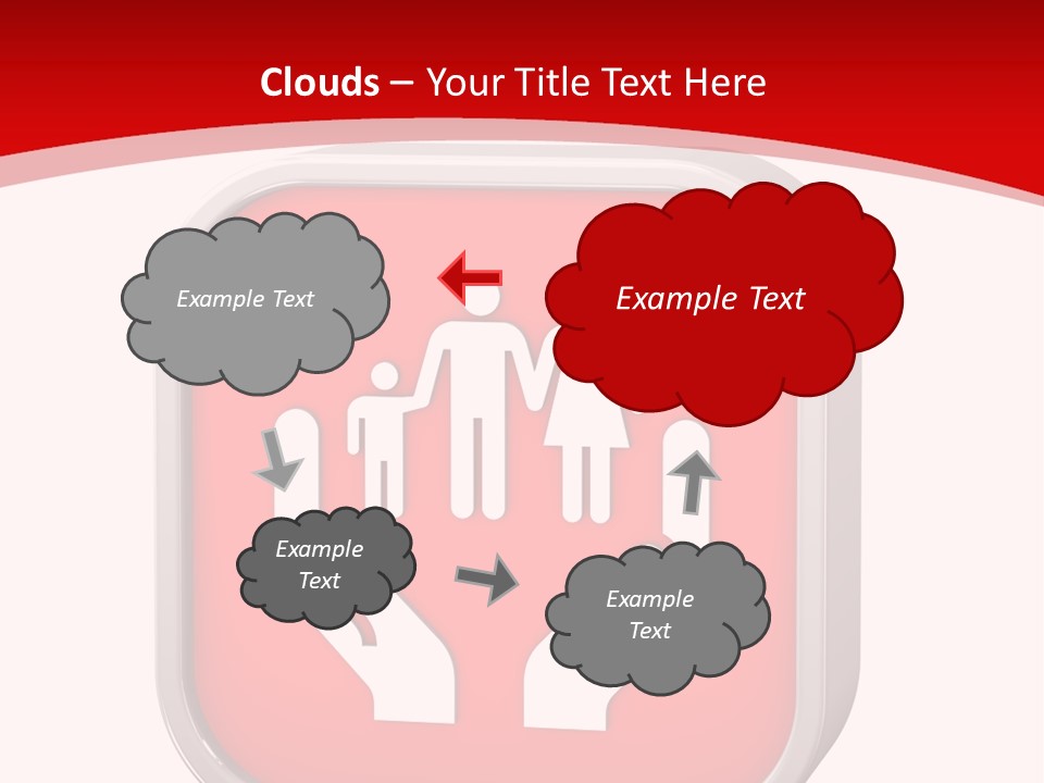 Red Symbol Healthcare PowerPoint Template