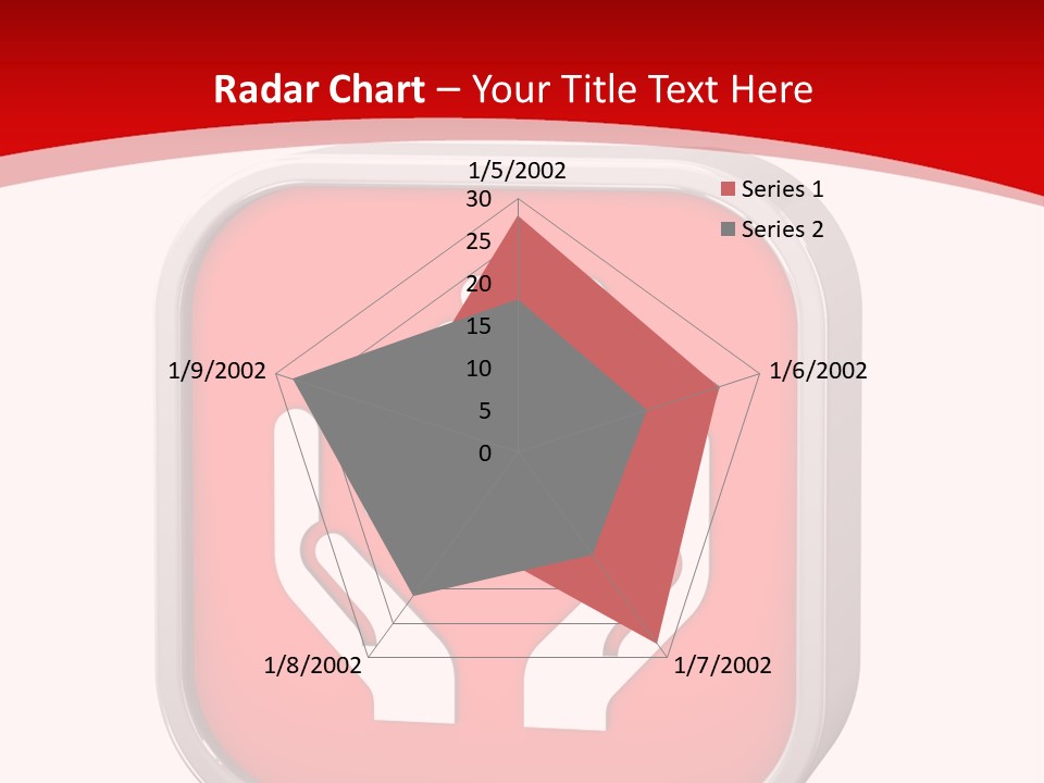 Red Symbol Healthcare PowerPoint Template
