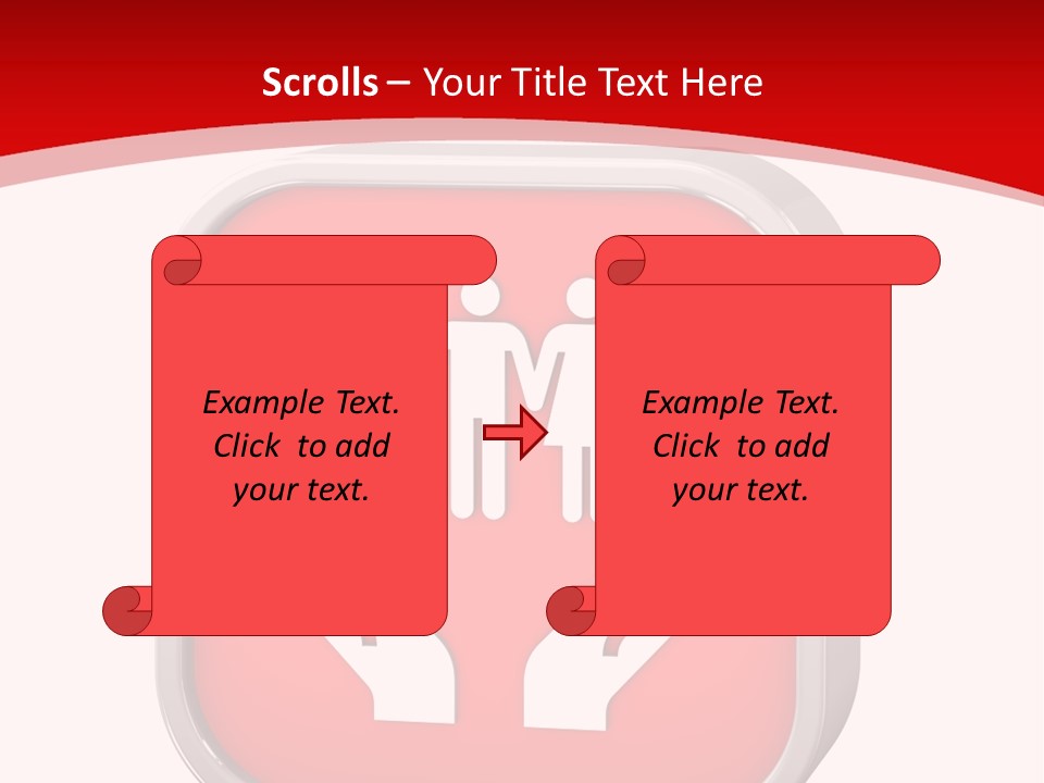 Red Symbol Healthcare PowerPoint Template