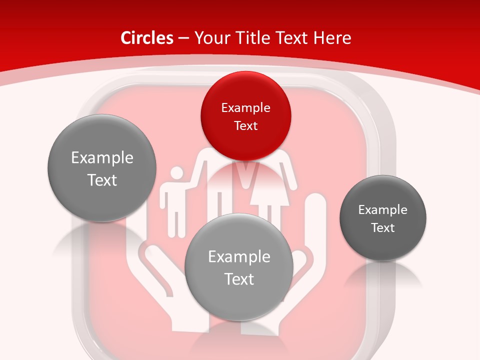 Red Symbol Healthcare PowerPoint Template