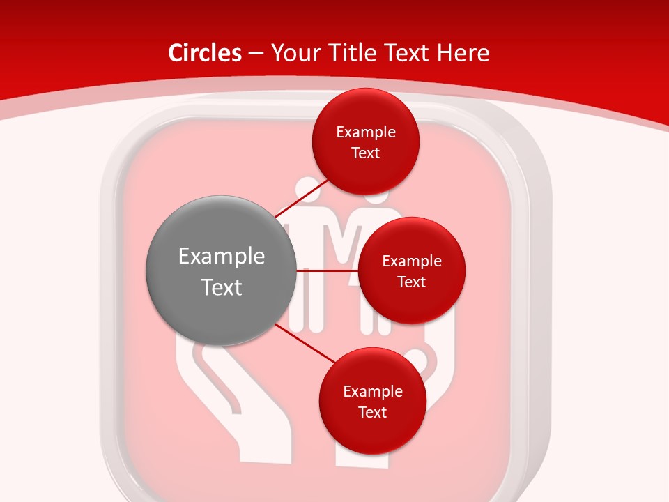 Red Symbol Healthcare PowerPoint Template