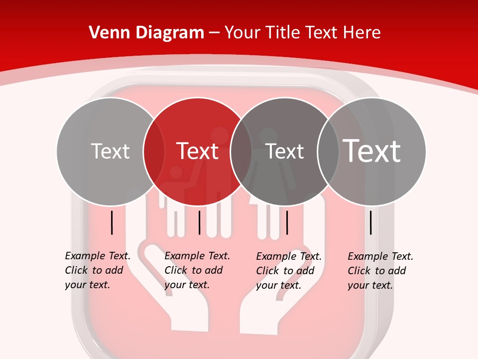 Red Symbol Healthcare PowerPoint Template
