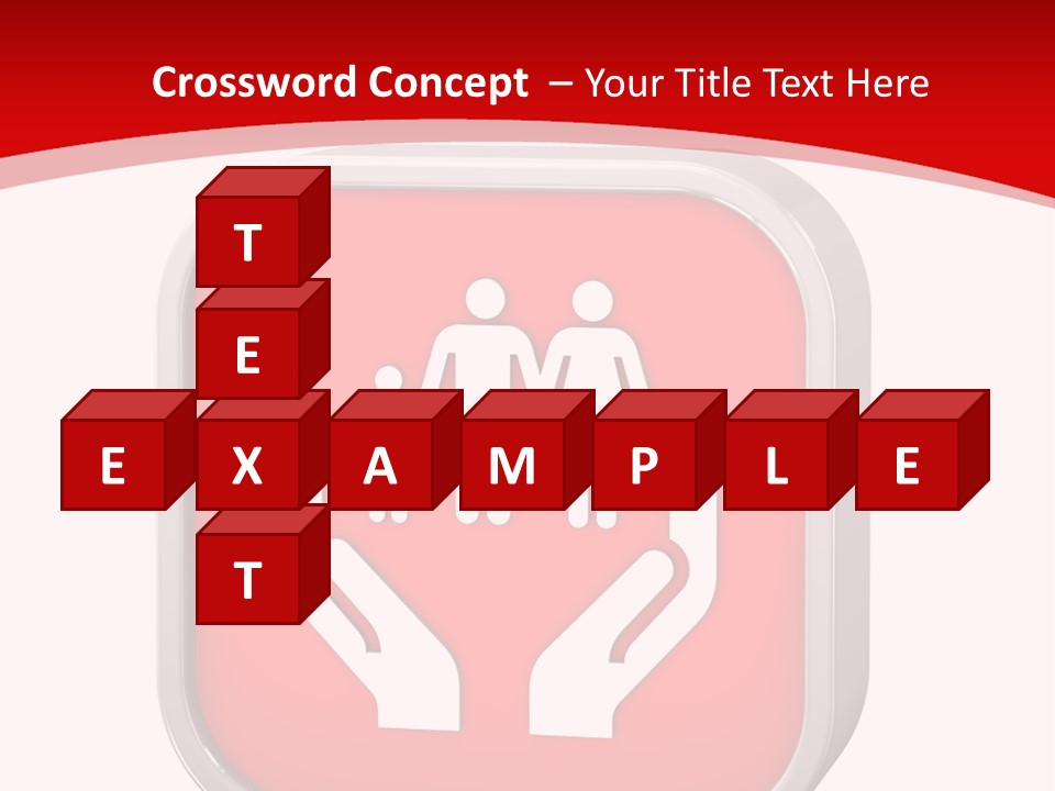 Red Symbol Healthcare PowerPoint Template