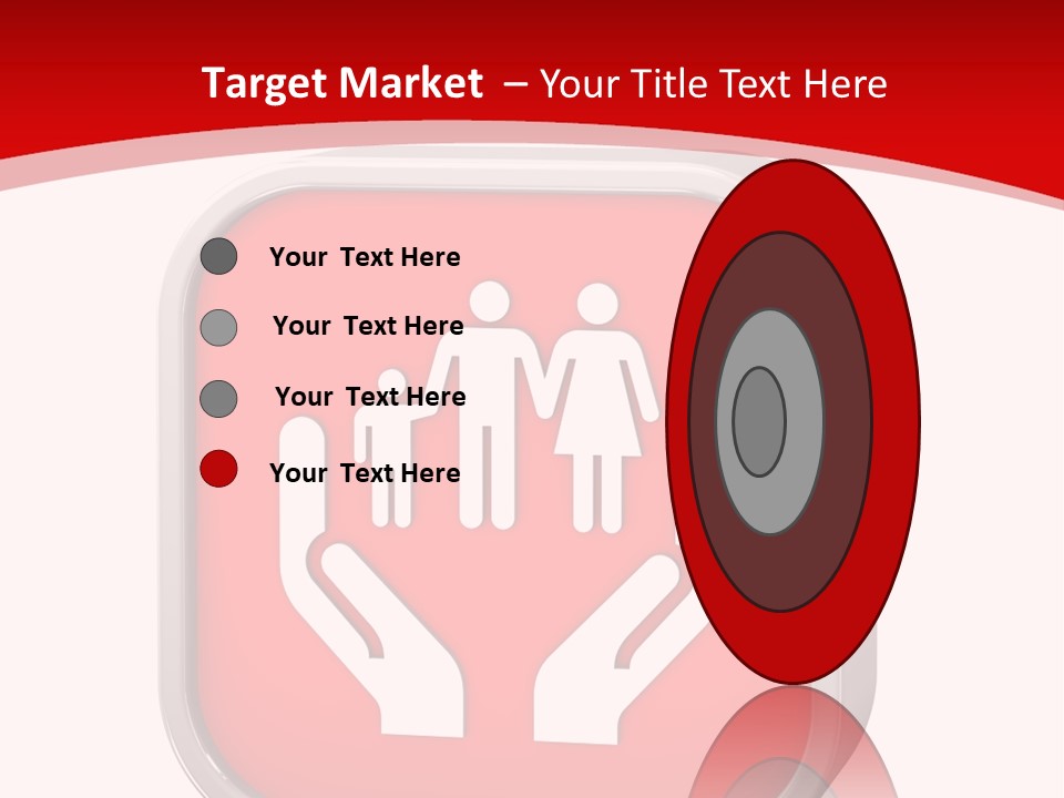 Red Symbol Healthcare PowerPoint Template