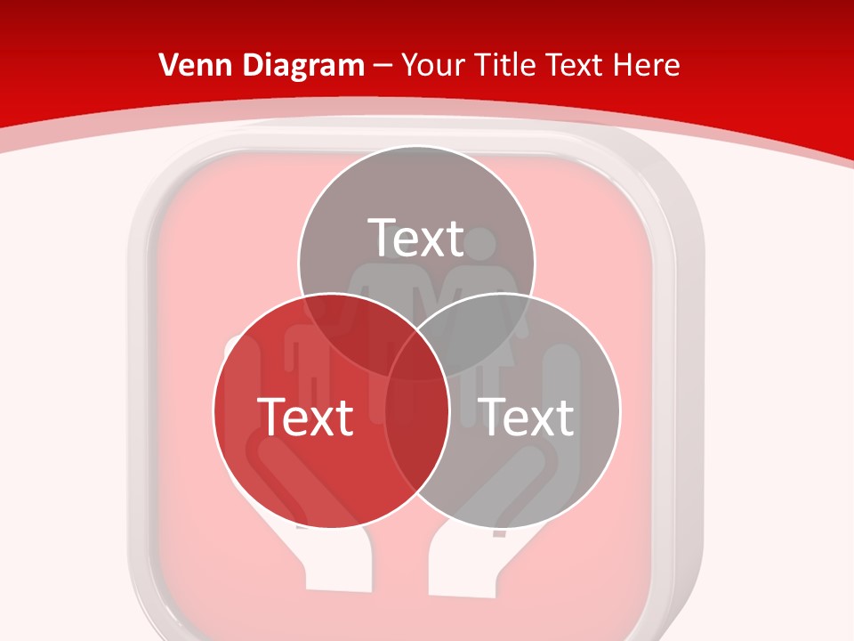 Red Symbol Healthcare PowerPoint Template