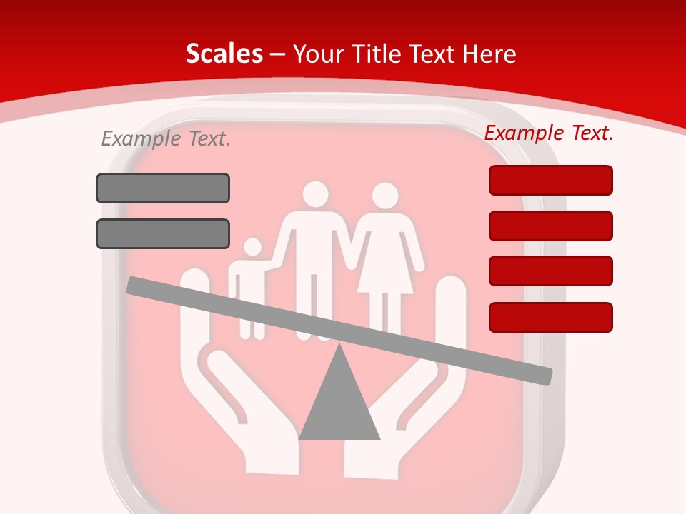 Red Symbol Healthcare PowerPoint Template