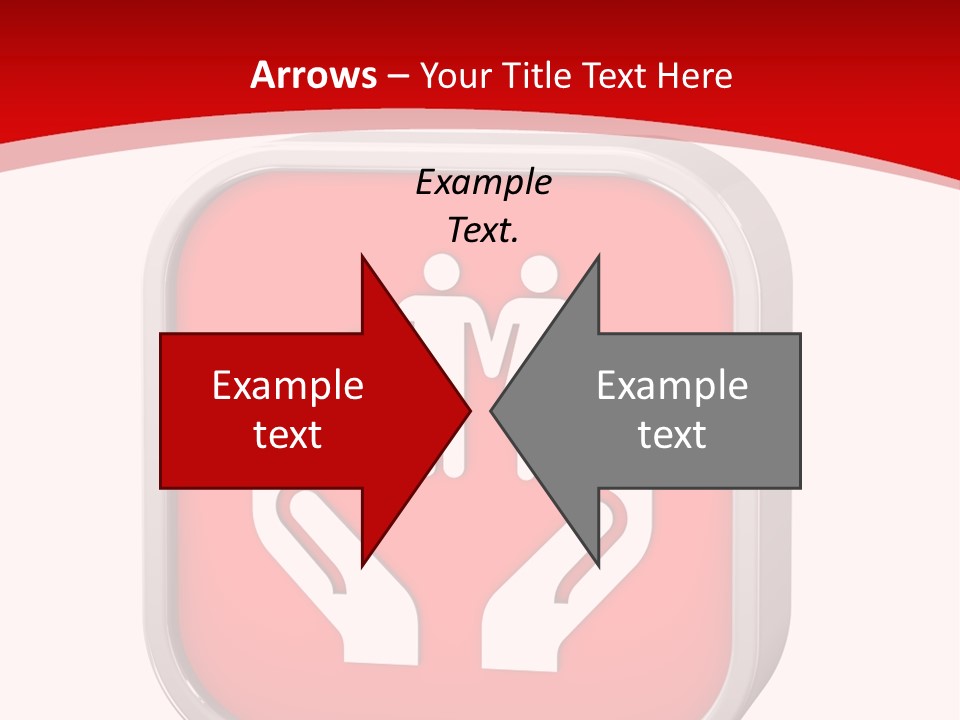 Red Symbol Healthcare PowerPoint Template