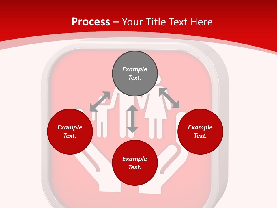 Red Symbol Healthcare PowerPoint Template