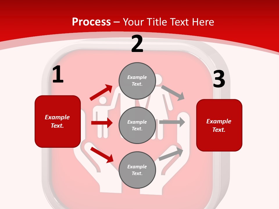 Red Symbol Healthcare PowerPoint Template