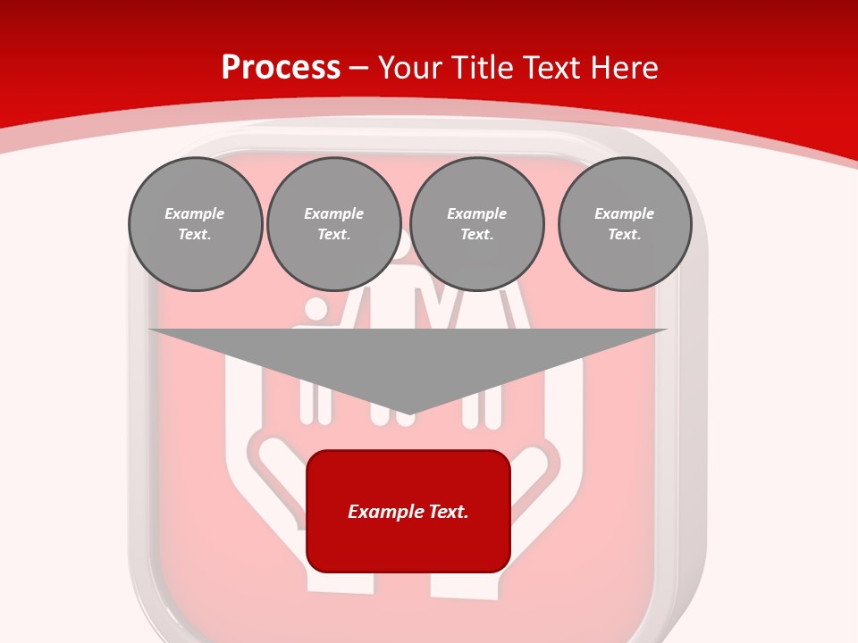 Red Symbol Healthcare PowerPoint Template