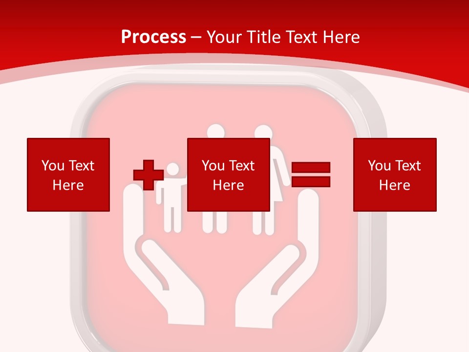Red Symbol Healthcare PowerPoint Template