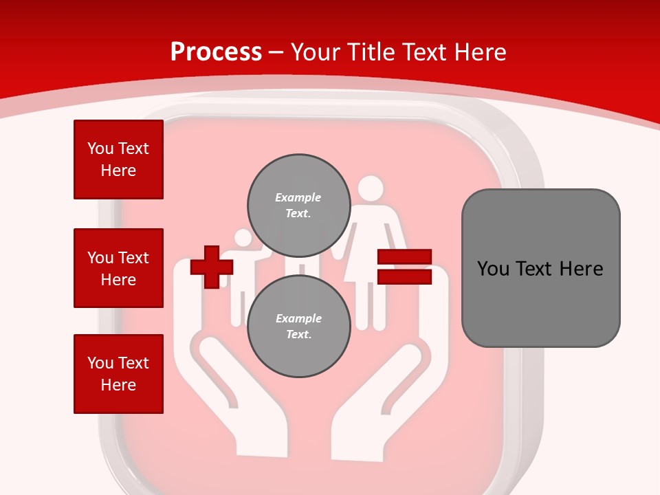 Red Symbol Healthcare PowerPoint Template