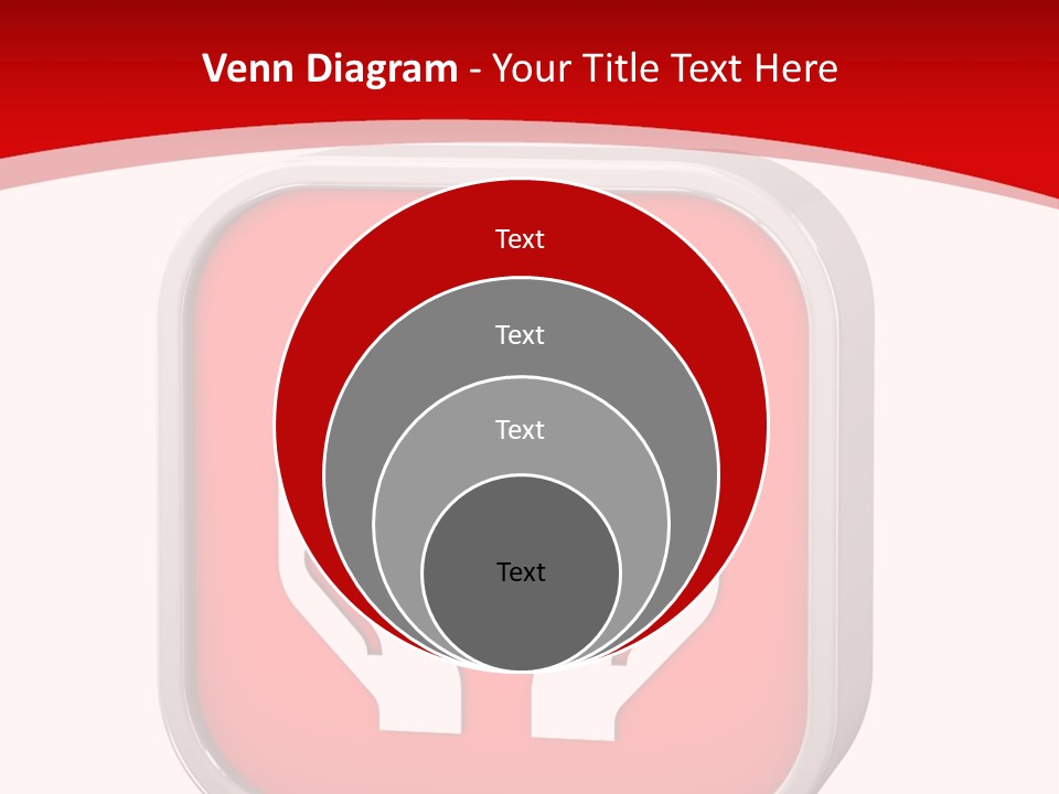 Red Symbol Healthcare PowerPoint Template