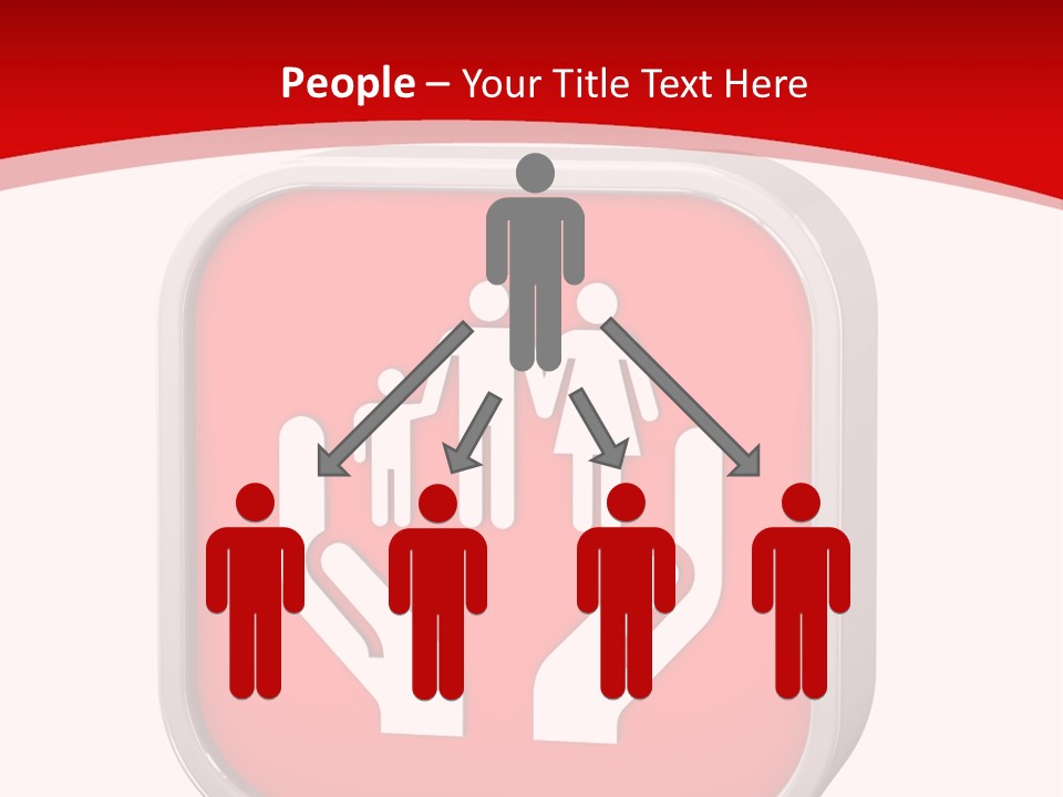 Red Symbol Healthcare PowerPoint Template