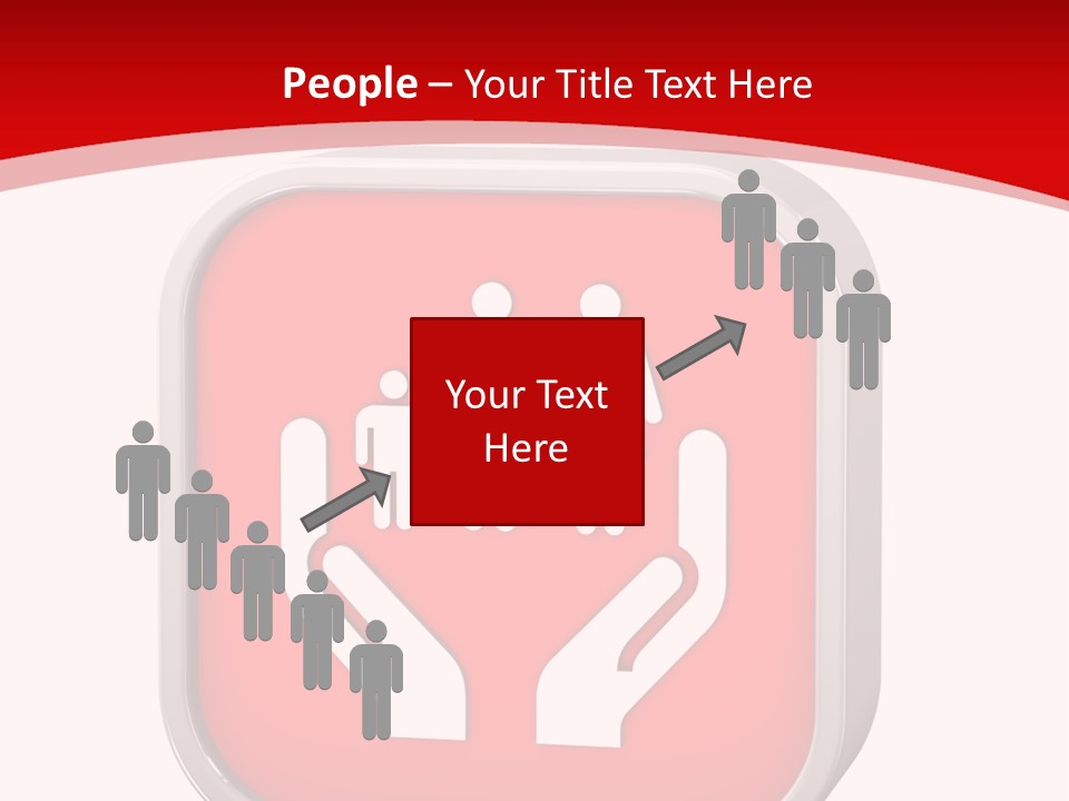 Red Symbol Healthcare PowerPoint Template