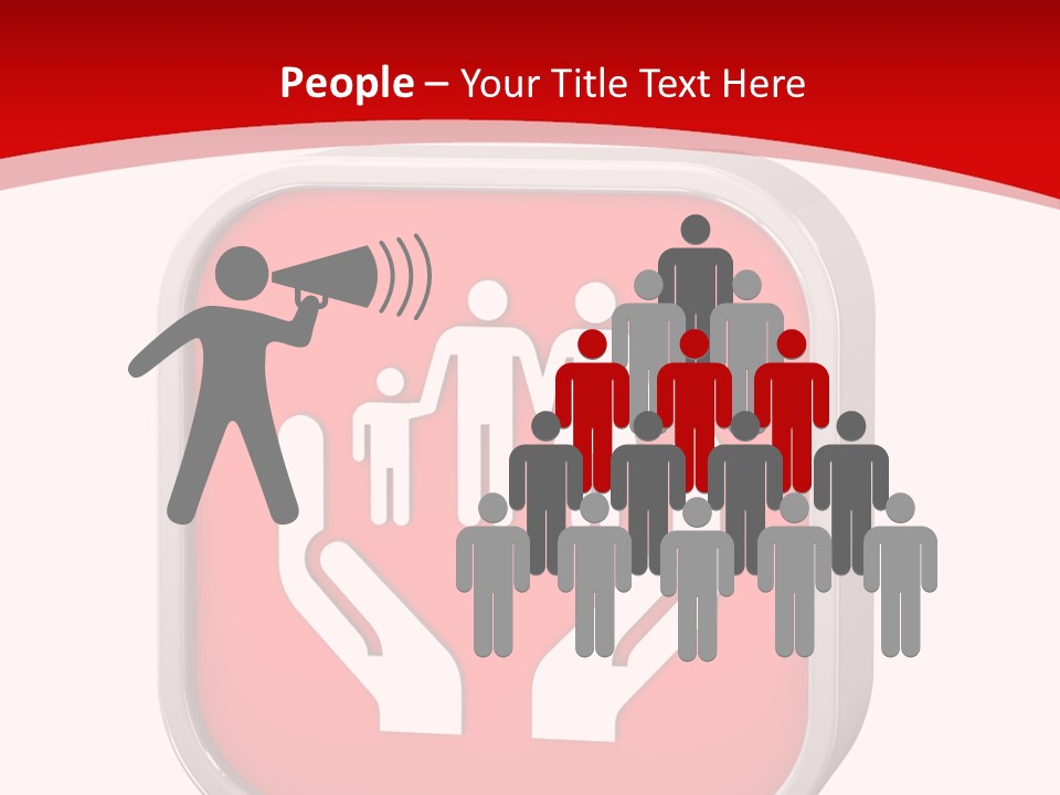 Red Symbol Healthcare PowerPoint Template