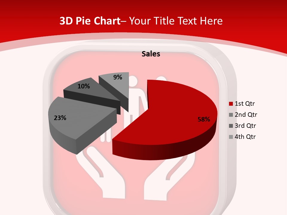 Red Symbol Healthcare PowerPoint Template